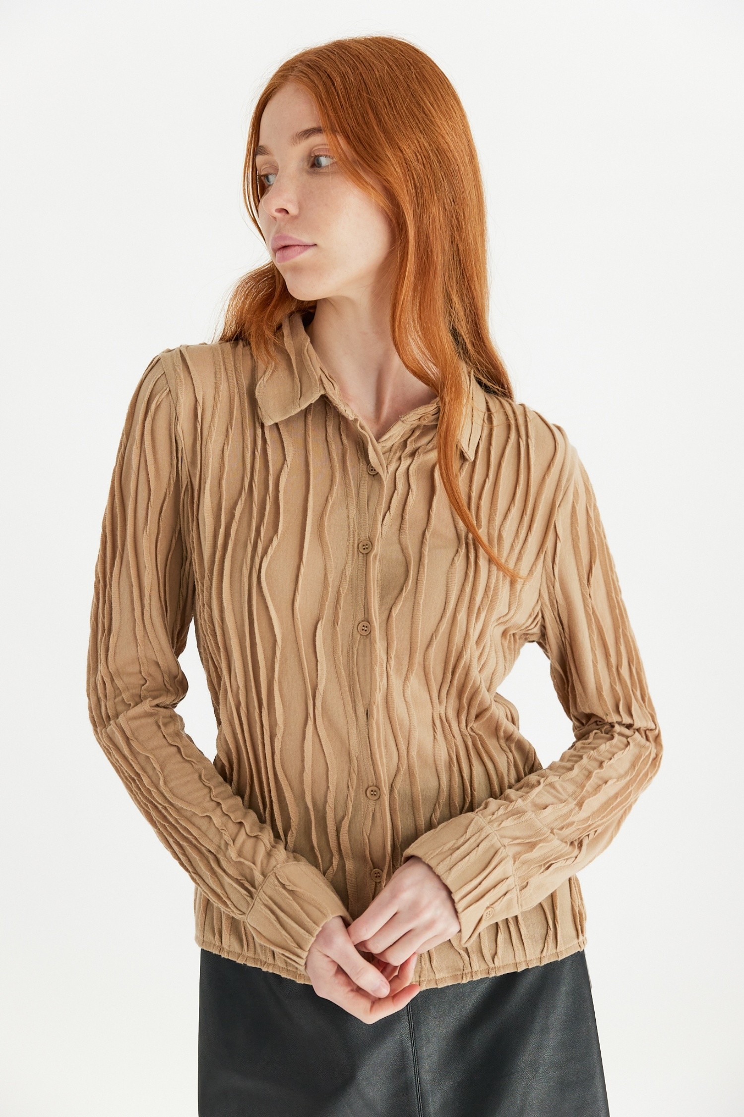 Aliya button store front dress